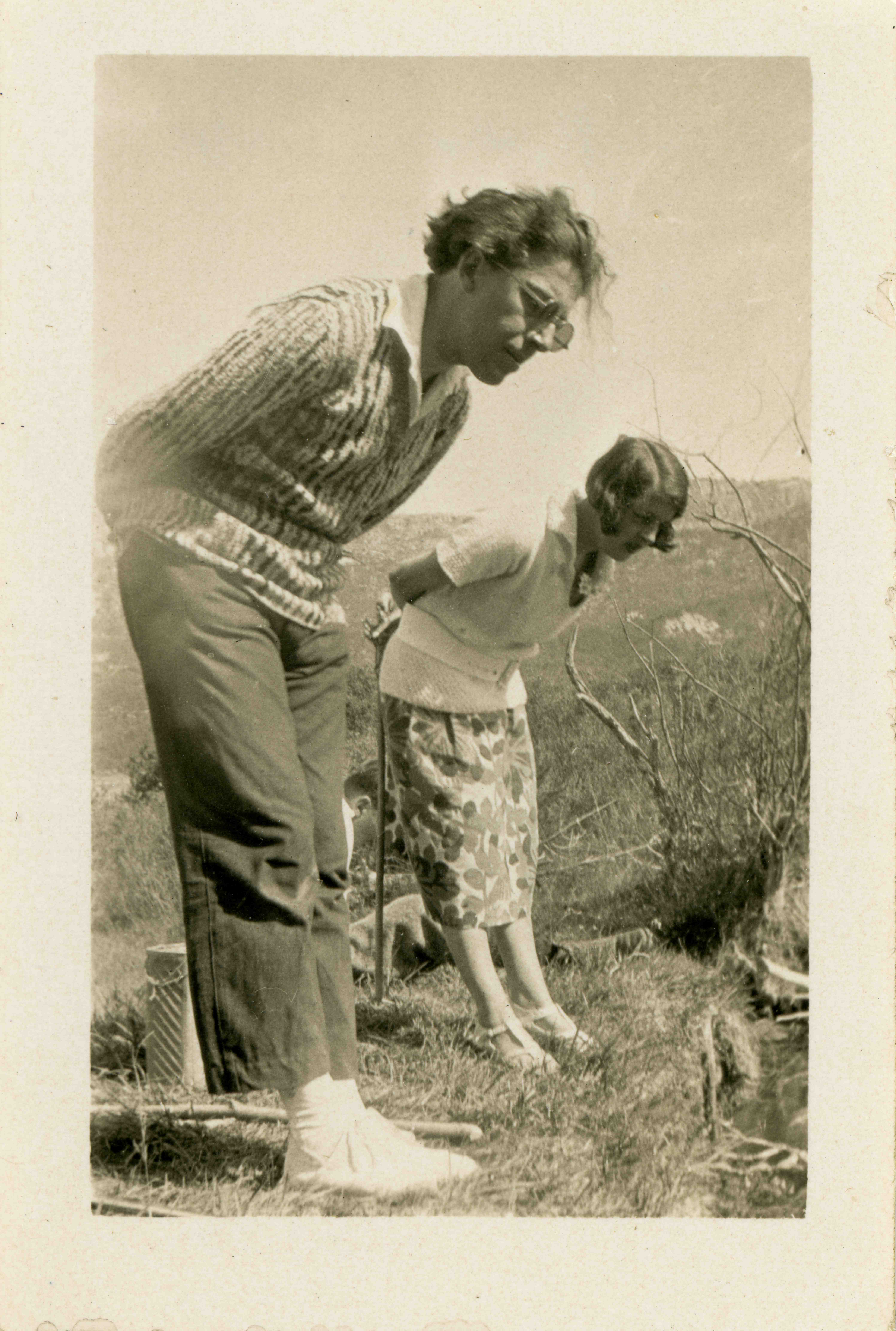 André Breton et Simone Breton à Thorenc, 1925 (photographie © Archives Simone Kahn)