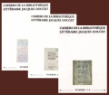 Les cahiers de la bibliothèque littéraire Jacques Doucet