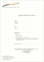 Bulletin d'adhésion et de soutien - PDF, 156,5ko